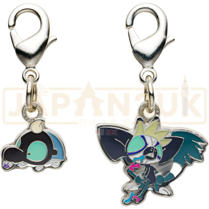 Pokemon Center Japan - 0944 / 0945 Shroodle & Grafaiai Metal Charm/Keychain