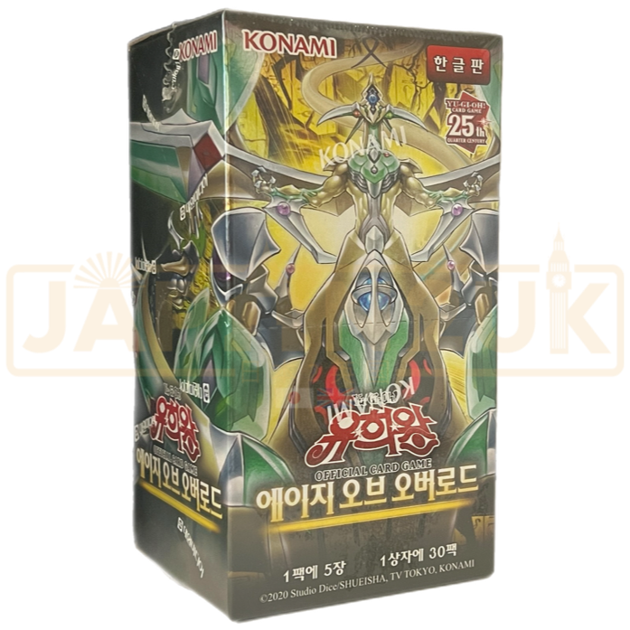 Yu-Gi-Oh! Age of Overlord AGOV-KR Korean Booster Box