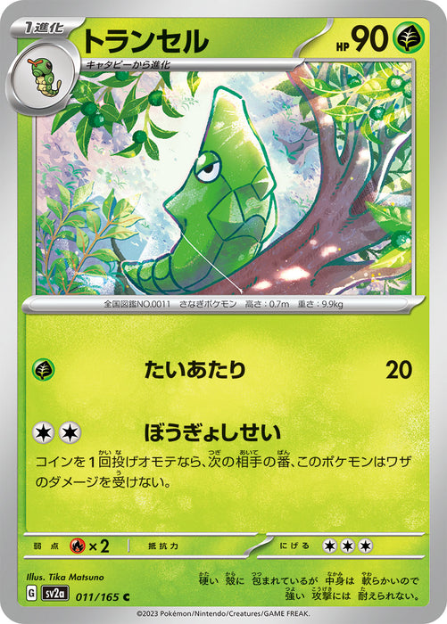 Pokemon Metapod (Non Holo) Pokemon 151 sv2a 011/165