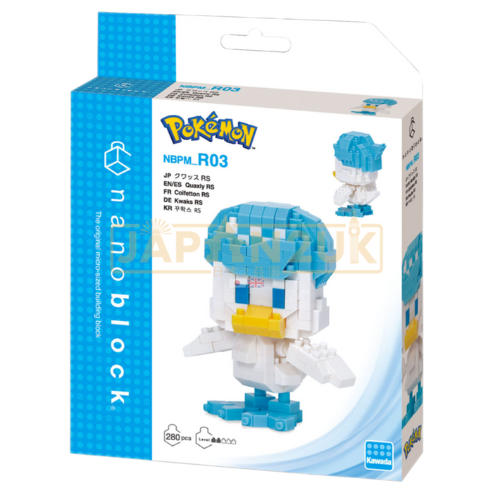 Nanoblock Pokemon - Quaxly RS NBPM_R03