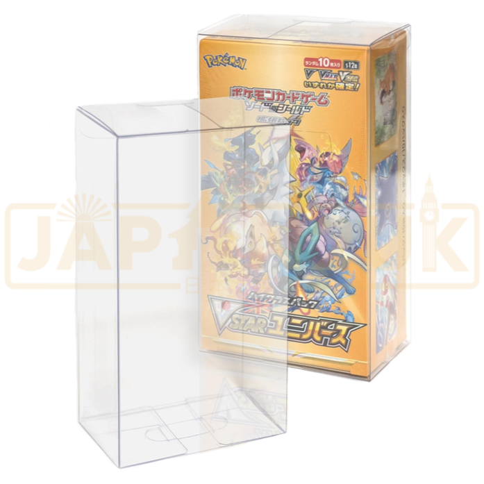 Pokemon Rectangle Booster Box Clear Protector & Display Case