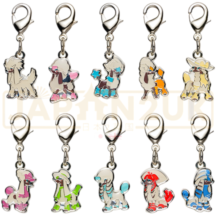 Pokemon Center Japan - 0676 Furfrou (All Forms) Metal Charm/Keychain