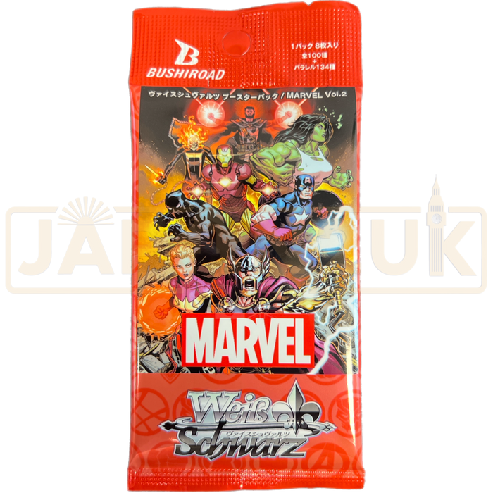 Weiss Schwarz Marvel Collection Vol. 2 Japanese Booster Pack