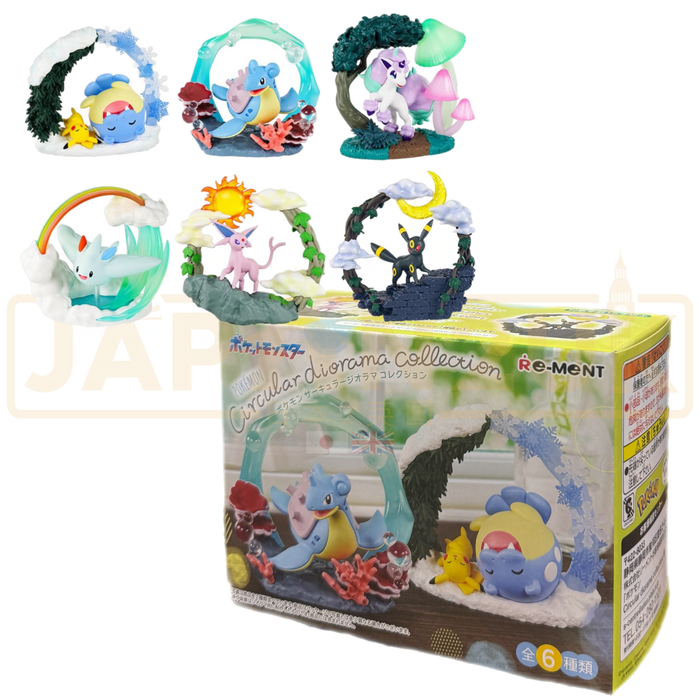 Re-Ment Pokemon Circular Diorama Collection Blind Box