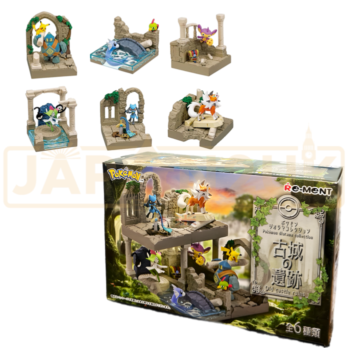 Re-Ment Pokemon Diorama Collection - Old Castle Ruins Blind Box