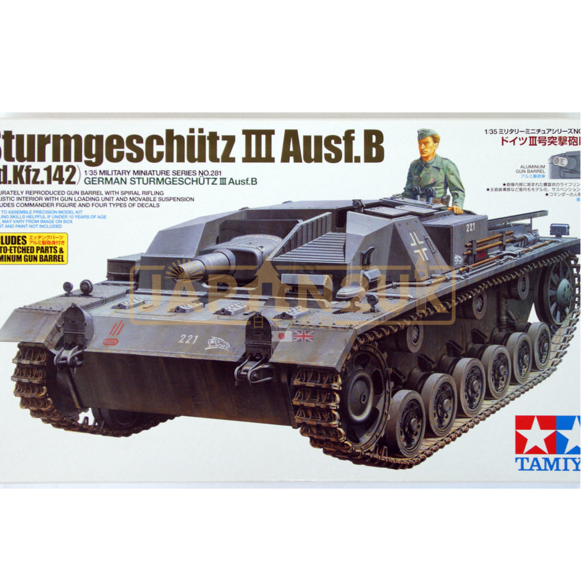 Tamiya Military - Sturmgeschutz III Ausf B - 1/35 - Model Kit — Japan2UK