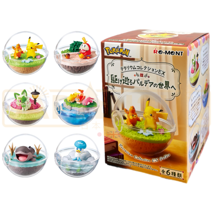 Re-Ment Pokemon Terrarium Collection EX To the World of Paldea Blind Box