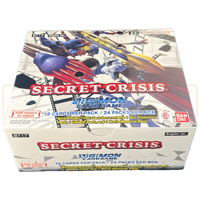 Digimon Secret Crisis BT17 English Booster Box