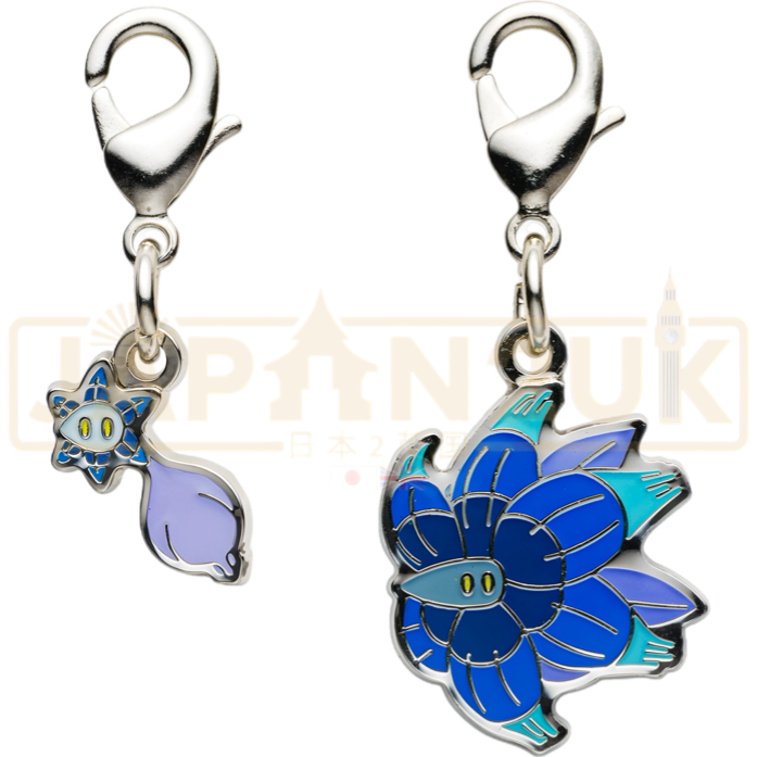 Pokemon Center Japan - 0969 / 0970 Glimmet & Glimmora Metal Charm/Keychain