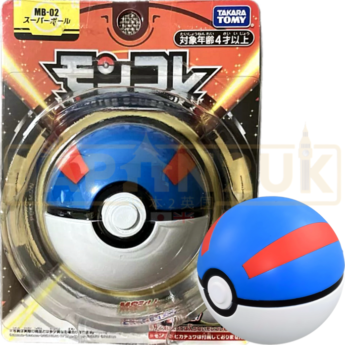 Pokemon Moncolle Takara Tomy - Great Ball MB-02 Figure