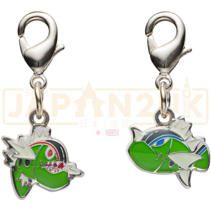 Pokemon Center Japan - 0550 Basculin (Both Forms) Metal Charm/Keychain