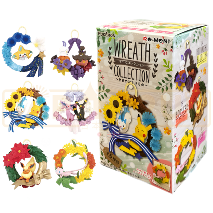 Re-Ment Pokemon Wreath Collection - Seasonal Gifts Blind Box