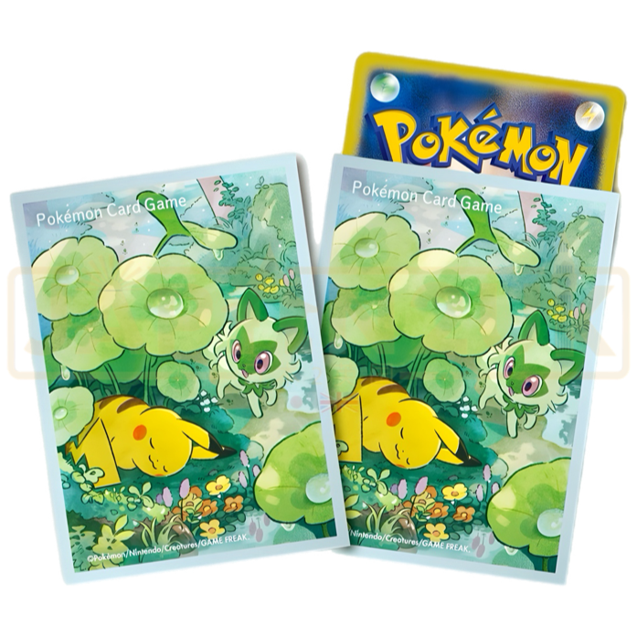 Pokemon Center Japan - Pikachu and Sprigatito Card Sleeves Pack