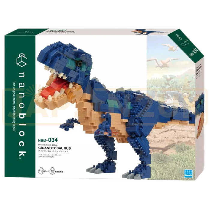 Nanoblock Dinosaur Series - Giganotosaurus-DX NBM_034