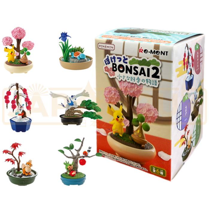 Re-Ment Pokemon Pocket Bonsai 2 Small Four Seasons Blind Box