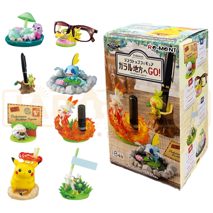 Re-Ment Pokemon Desktop Figure - Lets Go To Galar DesQ Blind Box