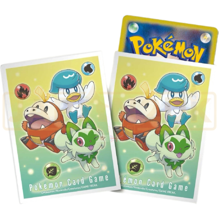 Pokemon Center Japan - Sprigatito, Fuecoco & Quaxly Card Sleeves Pack