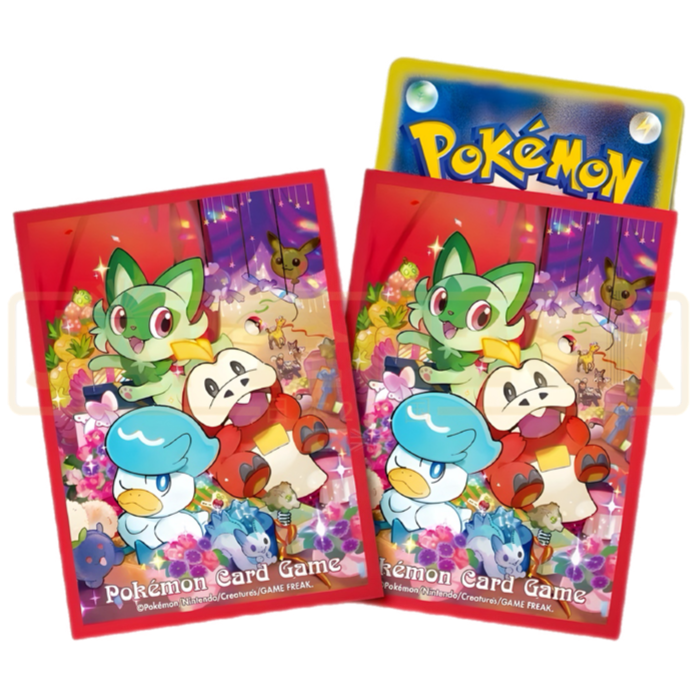 Pokemon Center Japan - Quaxly & Fuecoco & Sprigatito Card Sleeves Pack