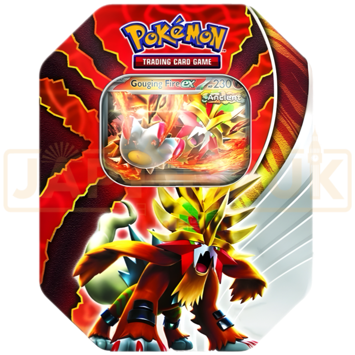 Pokemon Paradox Destinies - Gouging Fire ex Tin