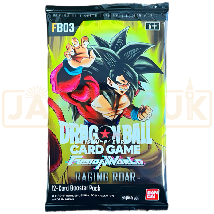 Dragon Ball Super Fusion World Raging Roar FB03 English Booster Pack