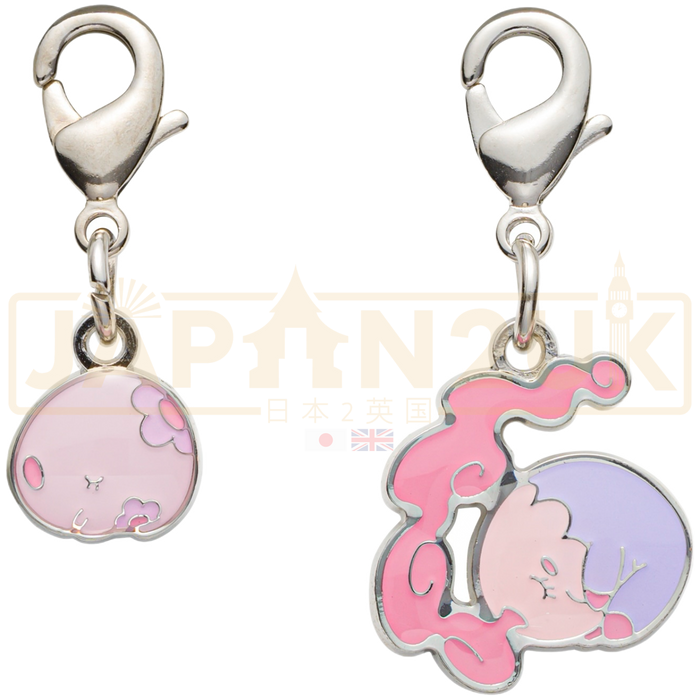 Pokemon Center Japan - 0517 / 0518 Munna & Musharna Metal Charm/Keychain