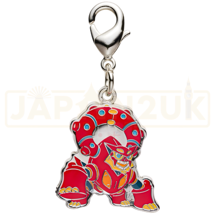 Pokemon Center Japan - 0721 Volcanion Metal Charm/Keychain