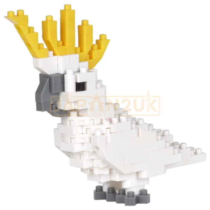 Nanoblock Animal Series - Sulphur-Crested Cockatoo NBC_344