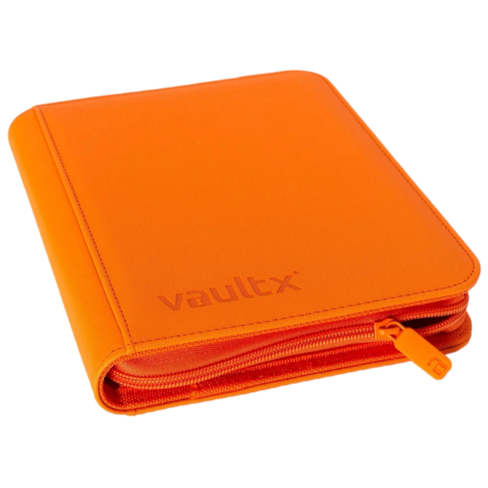 Vault X - 4-Pocket Exo-Tec® - Zip Binder - Orange