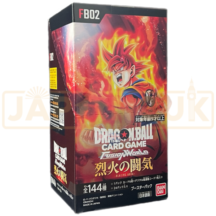 Dragon Ball Super Fusion World Blazing Aura FB02 Japanese Booster Box