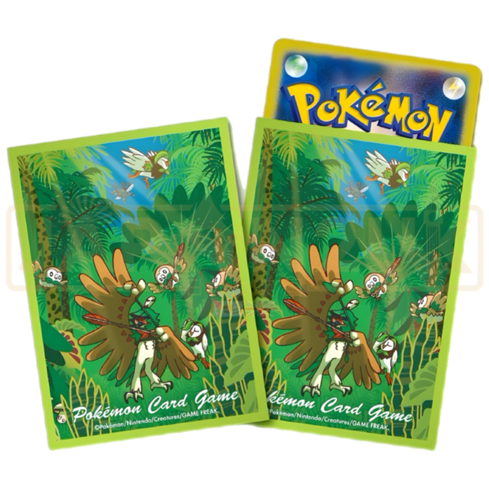 Pokemon Center Japan - Rowlet Evolution Line Card Sleeves Pack