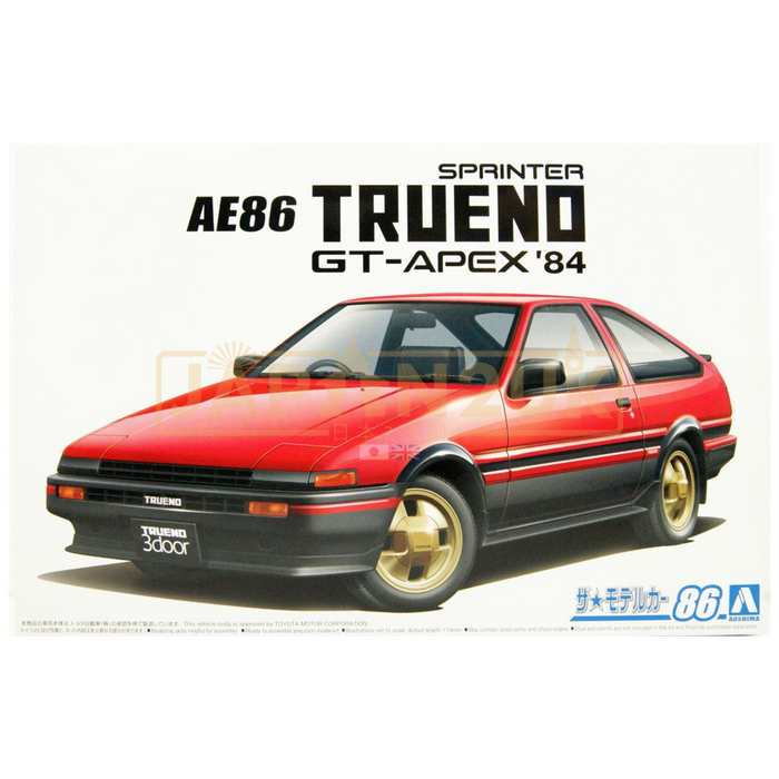 Copy of Aoshima - Toyota Trueno Sprinter 1/24 - Model Kit