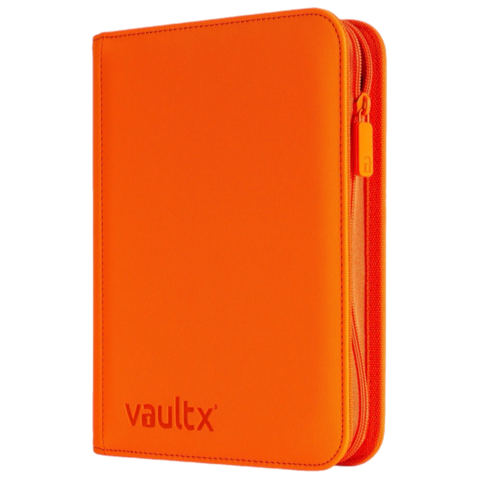 Vault X - 4-Pocket Exo-Tec® - Zip Binder - Orange