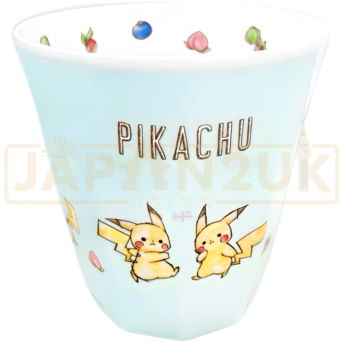 Pokemon Center Japan Pikachu Number 025 Light Blue Plastic Cup