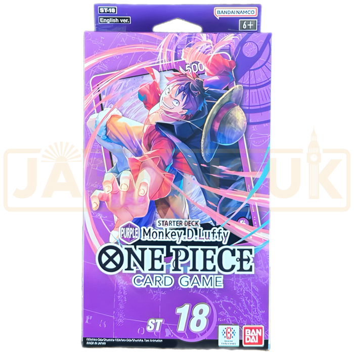 One Piece ST-18 Purple Monkey.D.Luffy English Starter Deck