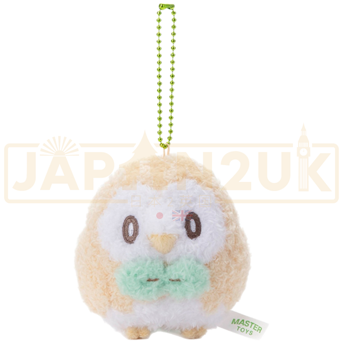 Pokemon Center Japan - 0722 Rowlet Poke Peace Keychain Plush