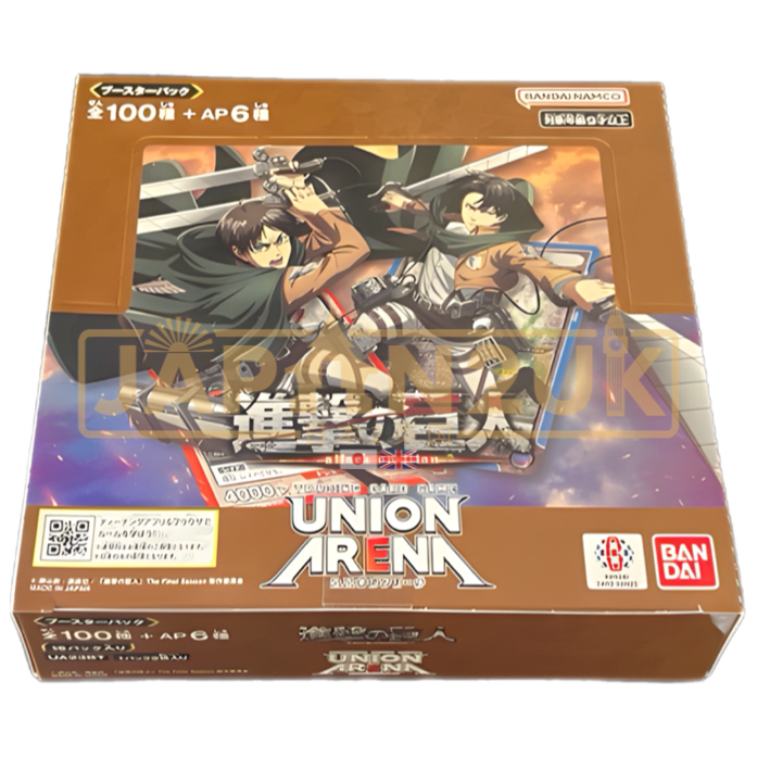 Union Arena Attack On Titan UA23BT Japanese Booster Box