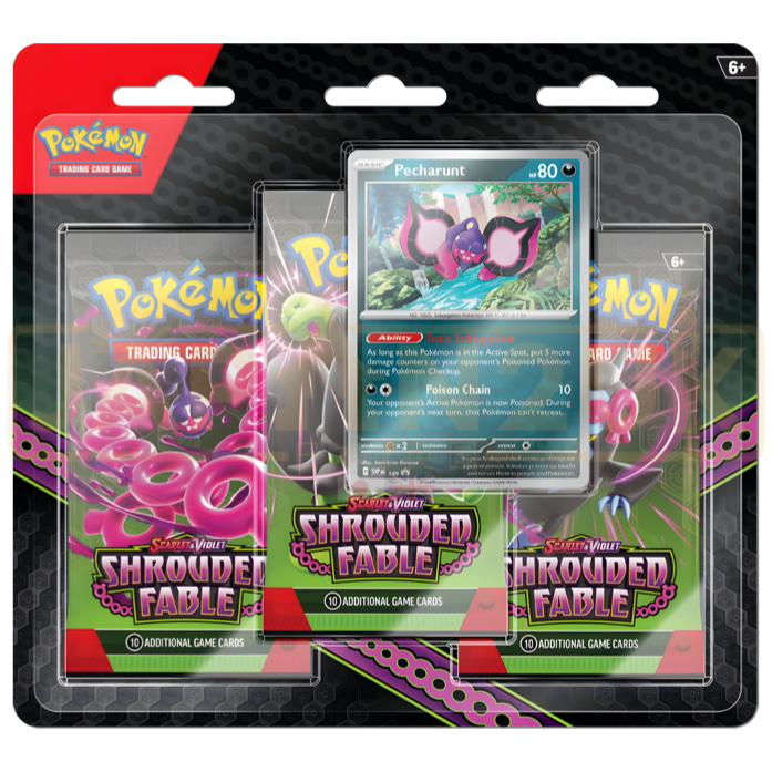 Pokemon Shrouded Fable English 3-Pack Blister