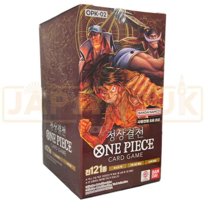 One Piece Paramount War OPK-02 Korean Booster Box