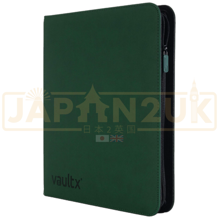 Vault X - 12-Pocket Exo-Tec® XL - Zip Binder - Forest Green