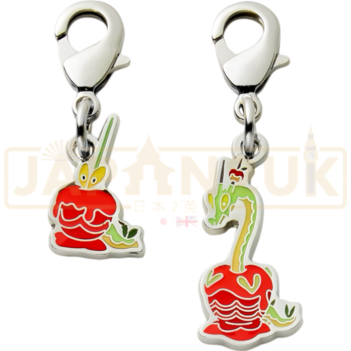 Pokemon Center Japan - 1011 / 1019 Dipplin & Hydrapple Metal Charm/Keychain