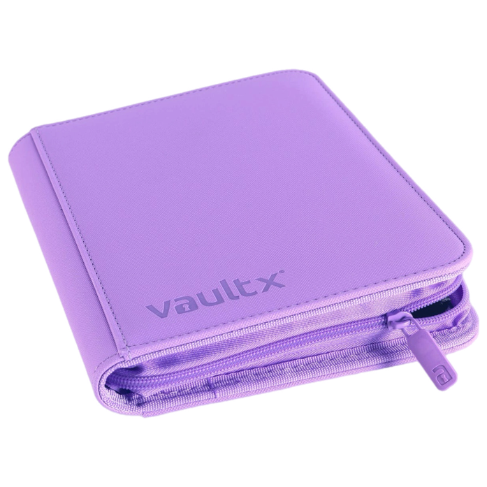 Vault X - 4-Pocket Exo-Tec® - Zip Binder - Purple