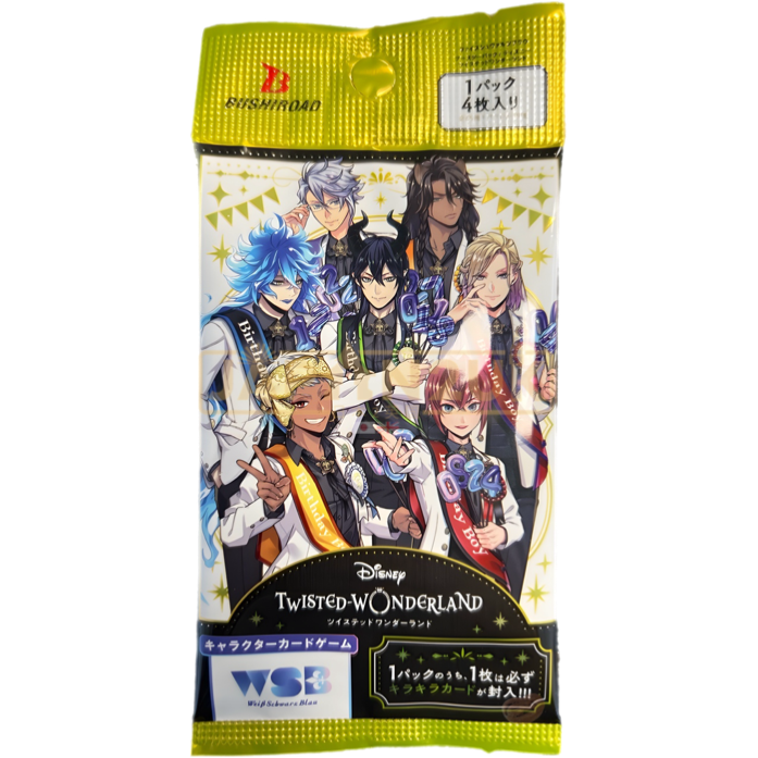 Weiss Schwarz Blau Disney Twisted Wonderland Japanese Booster Pack