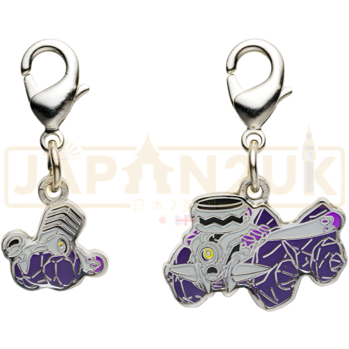 Pokemon Center Japan - 0965 / 0966 Varoom & Revavroom Metal Charm/Keychain