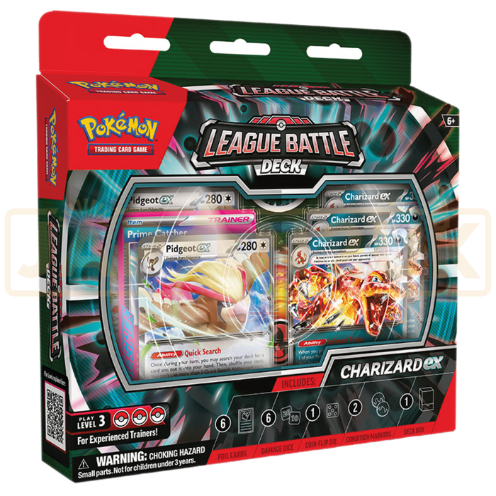 Pokemon Charizard ex English League Battle Deck Box