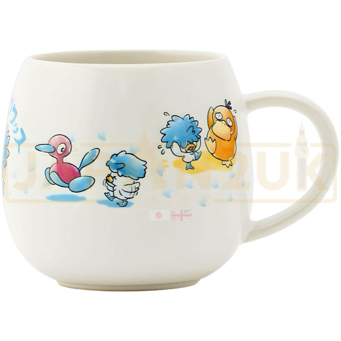 Pokemon Center Japan Quaxly, Psyduck & Friends Ceramic Mug