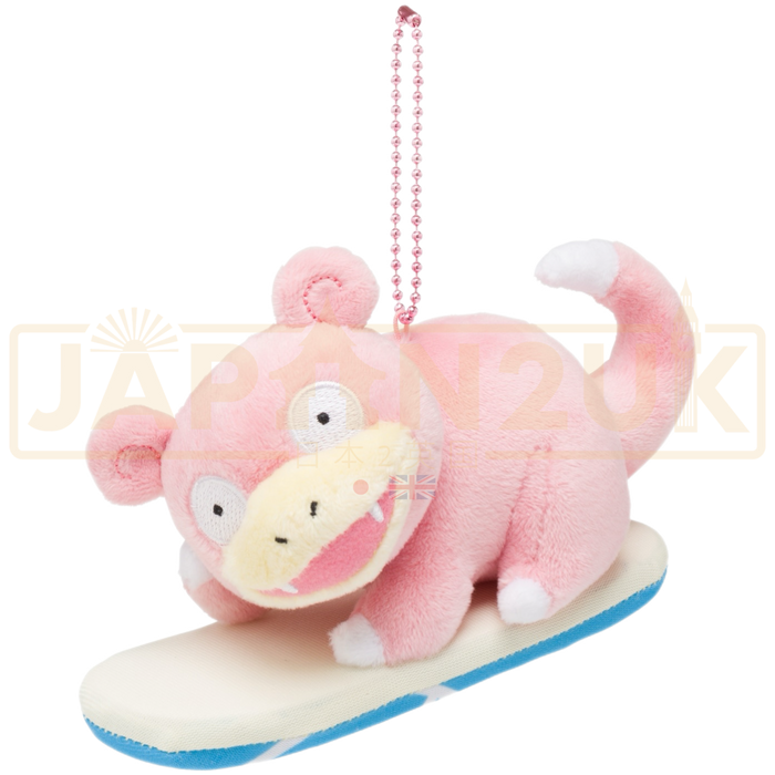 Pokemon Center Japan - 0072 Slowpoke Pokemon Surf Keychain Plush