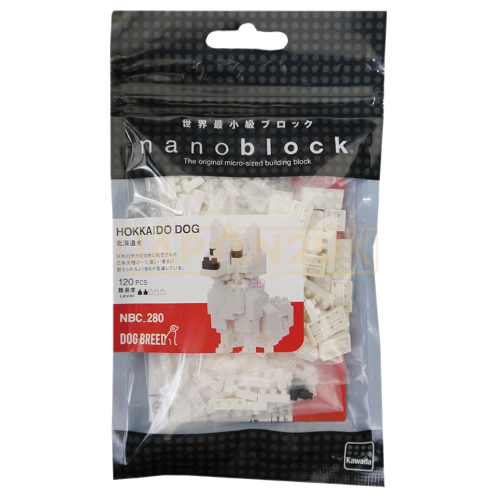 Nanoblock Animal Series - Hokkaido Dog NBC_280