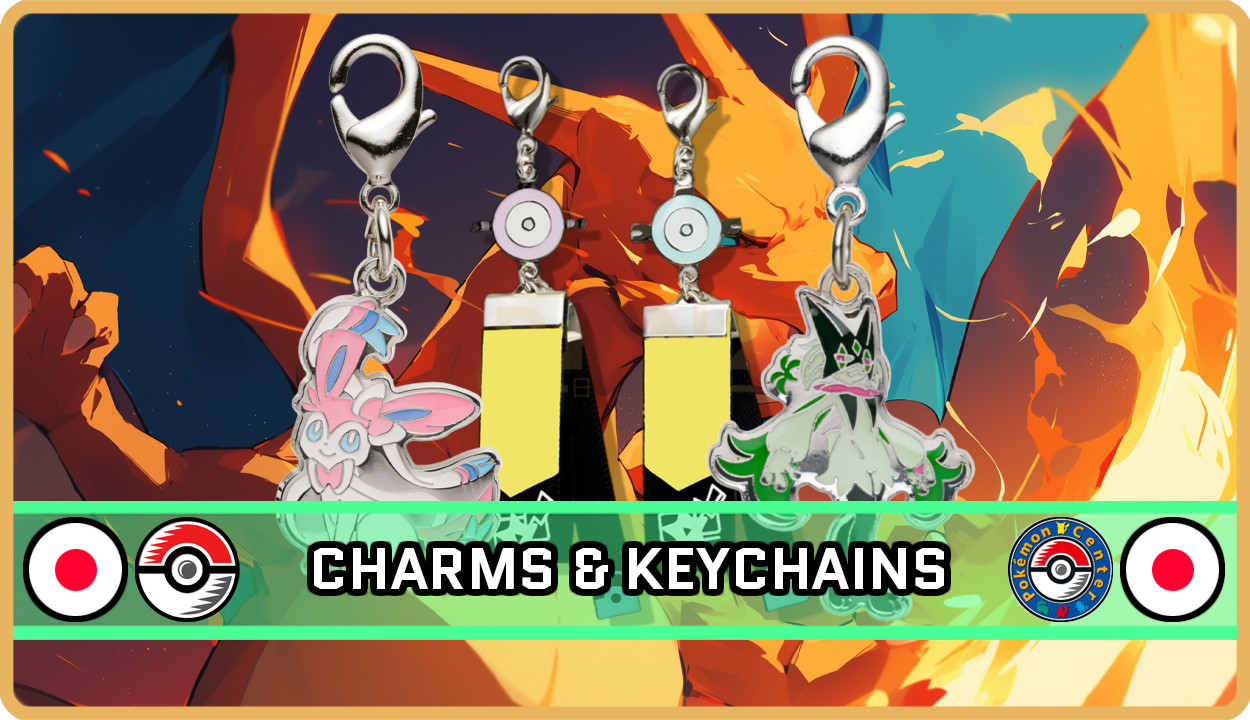 Japanese Pokemon Center Original Charms & Keychains