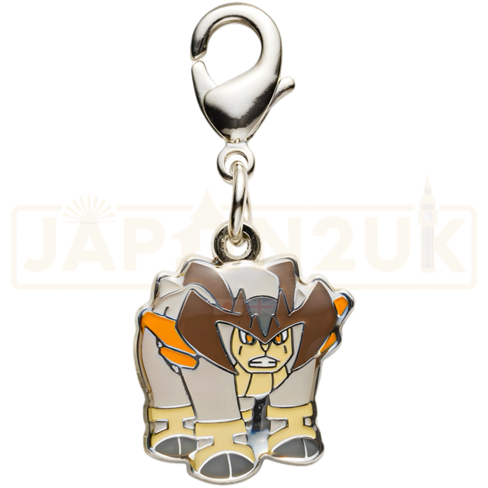 Pokemon Center Japan - Terrakion Metal Charm/Keychain