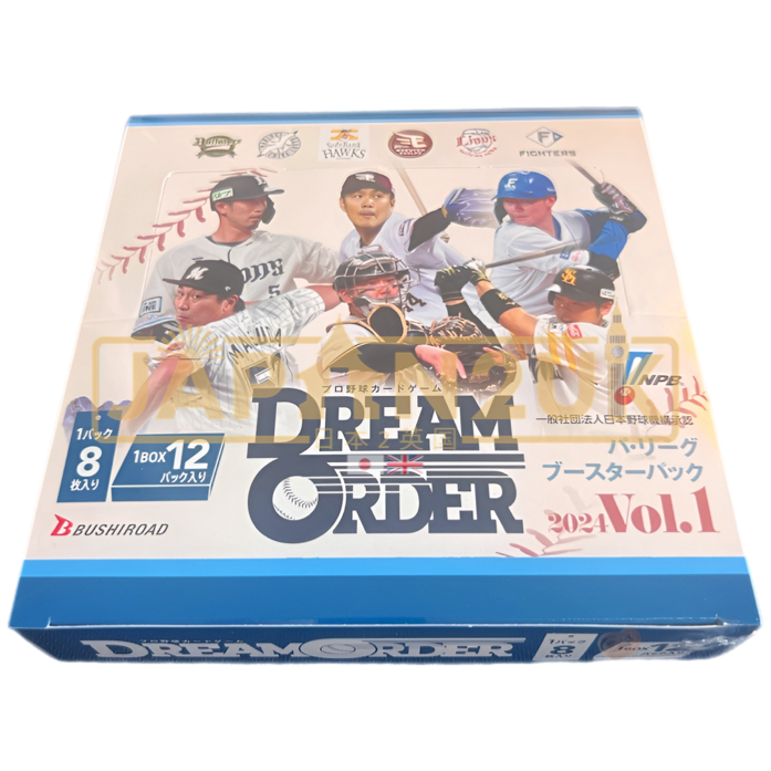 Dream Order Professional Baseball Card Game Pacific League 2024 Vol. 1 Booster Box